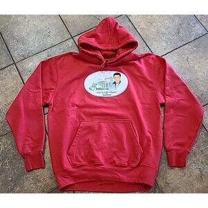 VTG Y2K Elvis Presley Official Graceland Memphis Lrg Hoodie Sweatshirt Casual